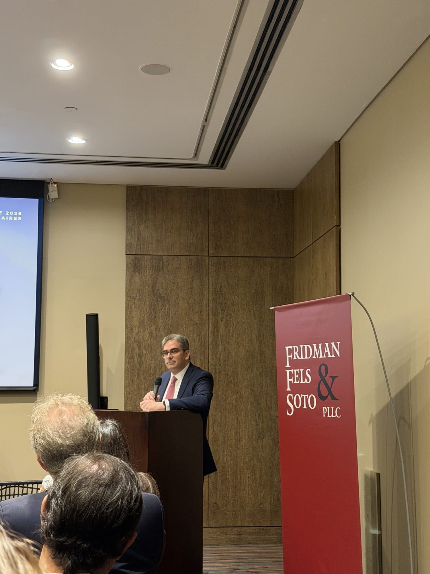 Speaking at the firm's Buenos Aires seminar